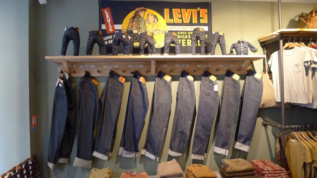 levis vintage store london