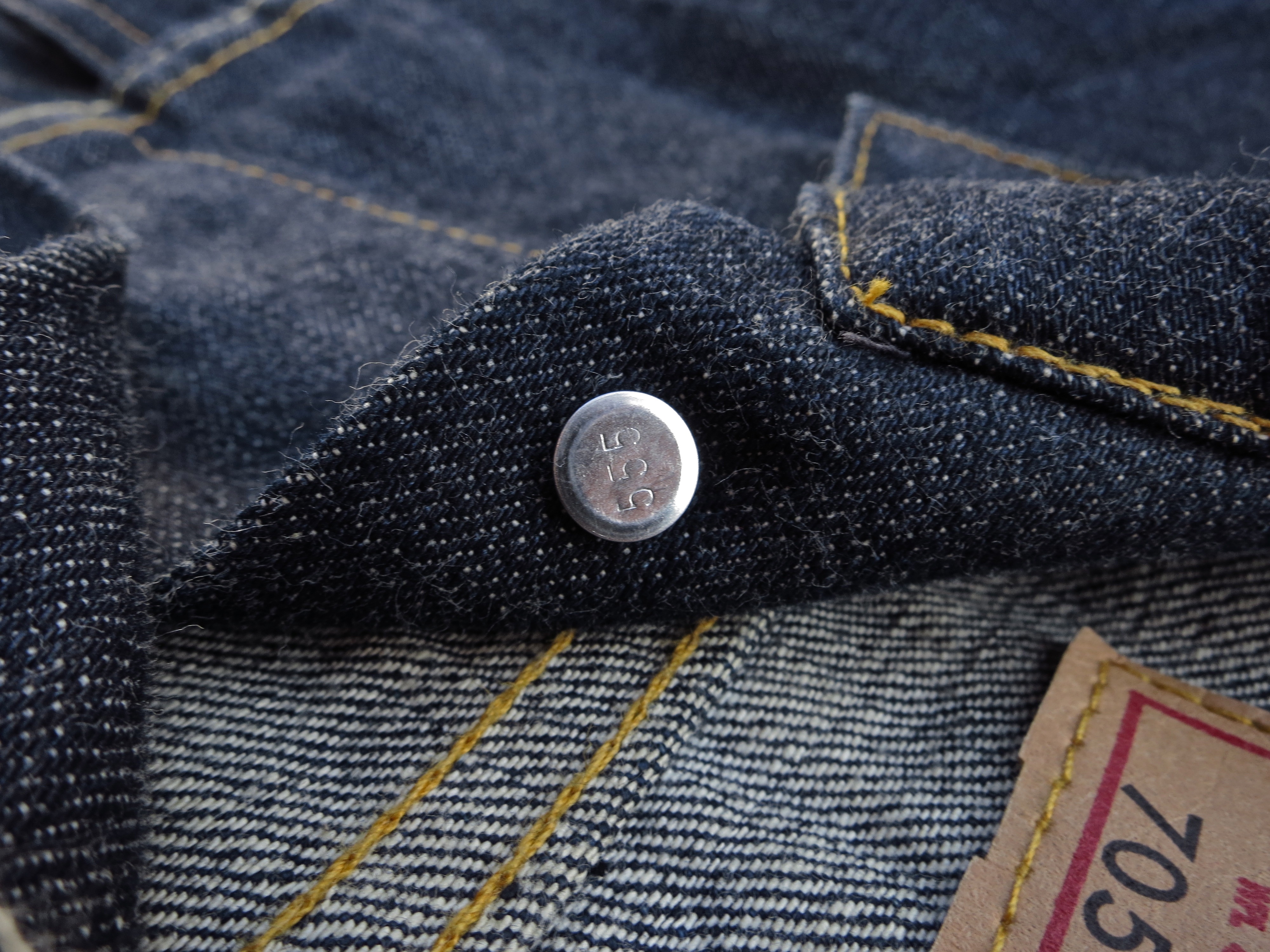 vintage levis button numbers