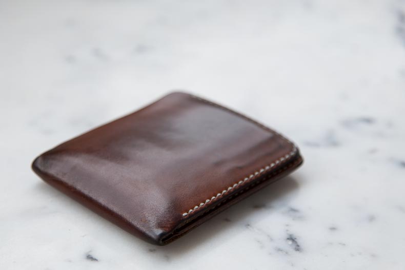 To Dye For. Wrench and Needle Vegetable Tanned Leather Wallet - Rope Dye  Crafted Goods