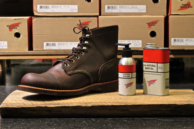 Red Wing oiled leather care
