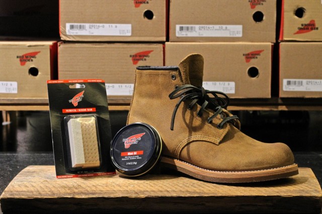 Red Wing roughout leather care