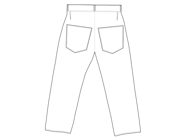 Jeans Anatomy: No yoke