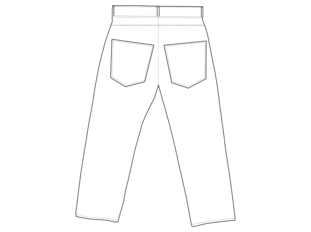 Jeans Anatomy: The Straight yoke