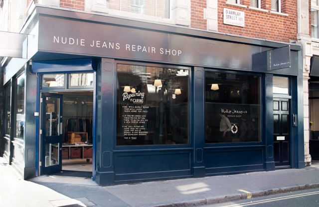 Nudie Jeans Repair Shop in London