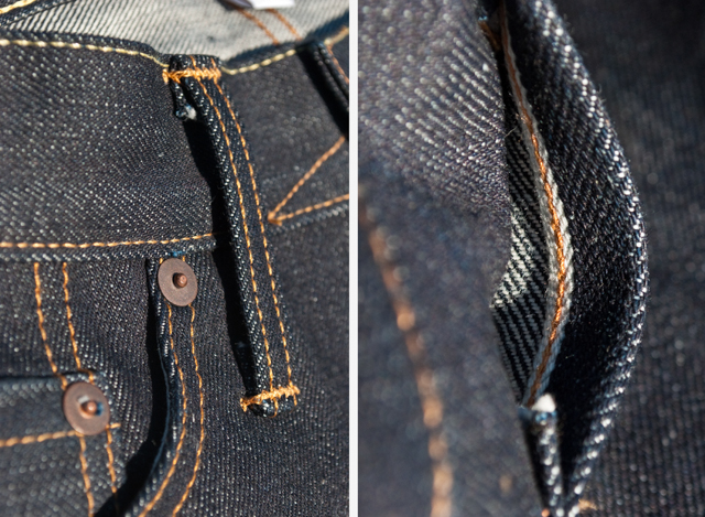 Rivets & selvedge details