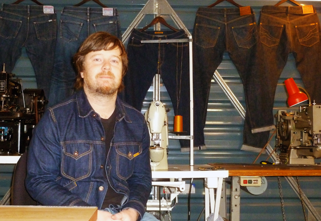 Ande Whall Rope Dye Ande Whall brand profile New Zealand denim one man brand selvage roping effect