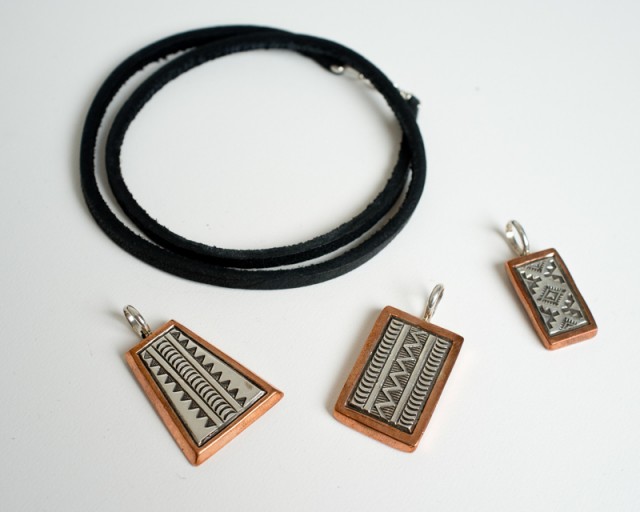 Rope Dye Self Edge Copper and Silver Collection Masculine Jewelry (6)