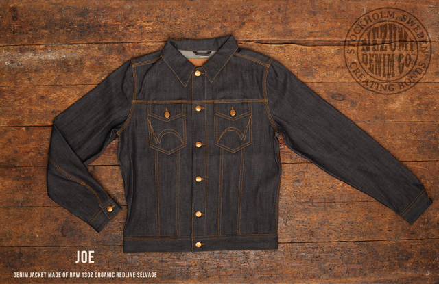 Rope Dye Nezumi Denim Co. Joe Organic 13 oz. selvage denim