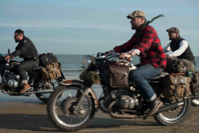 Motor Circus Rope Dye Mission Manx vintage BMW motorcycles