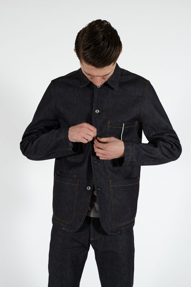 Universal Works introduces the UK-Made Workshop Denim line: Bakers chore jacket