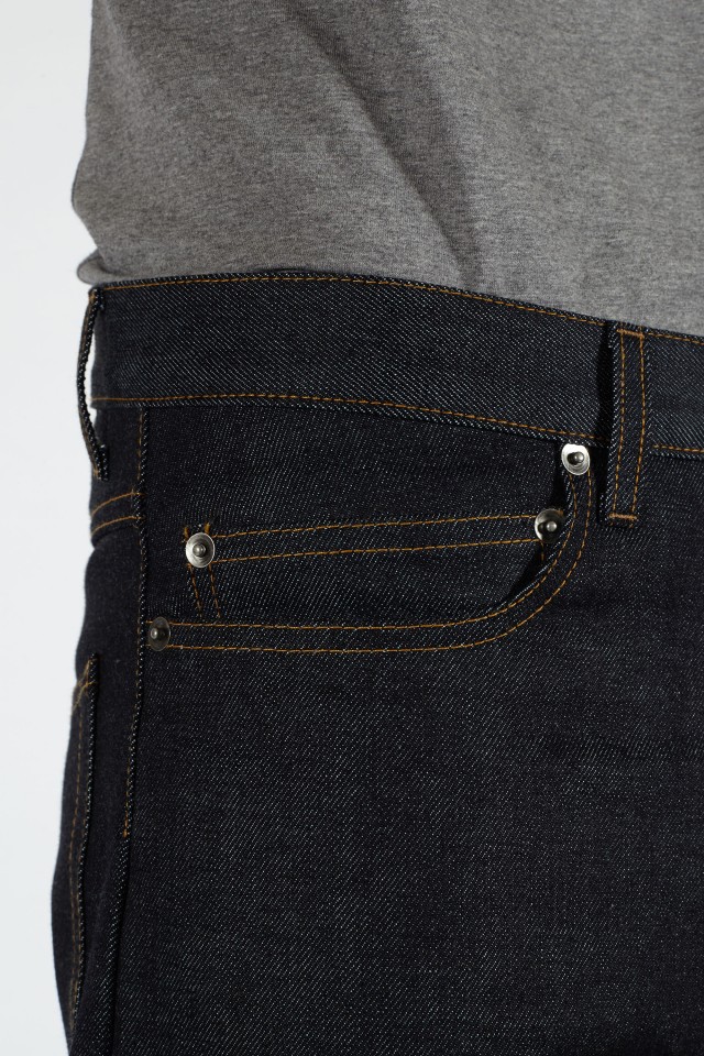 Universal Works introduces the UK-Made Workshop Denim line: Coin pocket detail