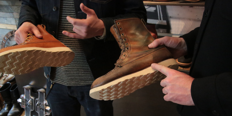 Red Wing Denimhunters. In this final part 3 of the ultimate guide to Red Wing Shoes we look at the care and maintenance aspect of owning a pair of Red Wings.