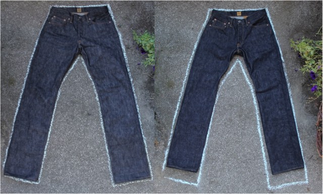 soaking sanforized denim