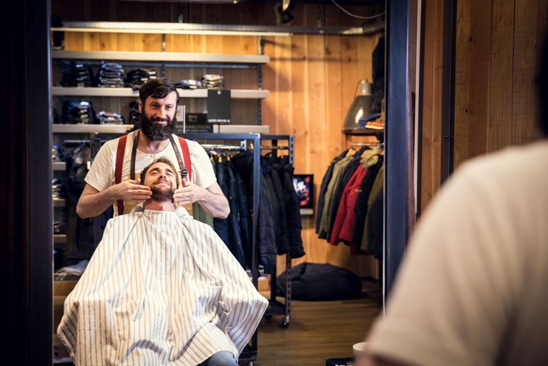 Barbers and Shoes event at VIF store in Rijssen, The Netherlands