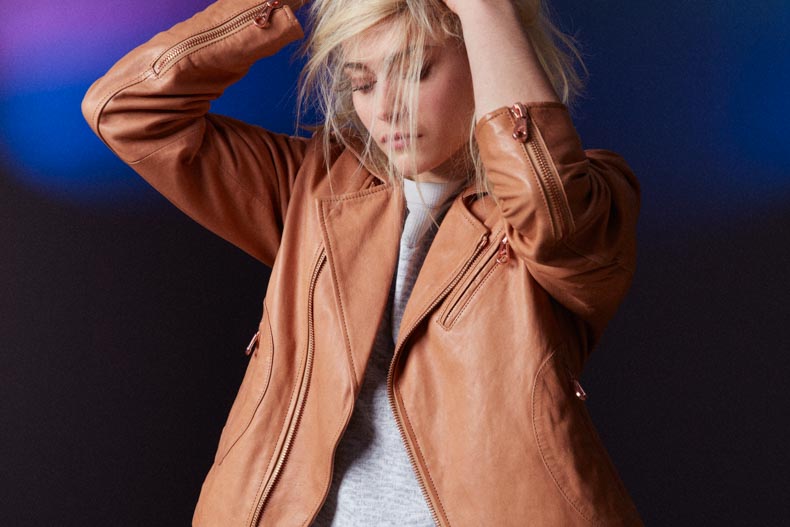 Levi Made Crafted Nude Leather Jacket