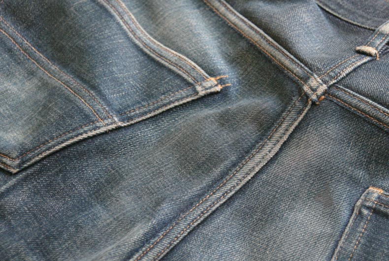 Rope Dye guide vintage fades, faded denim Big John jeans