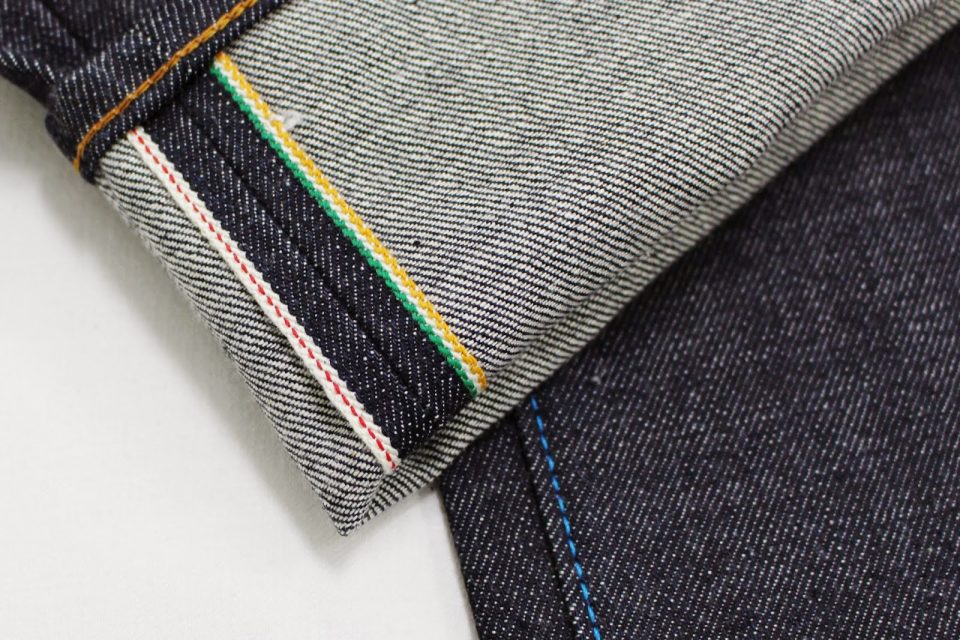 Japan Blue Côte d'Ivoire selvedge edges