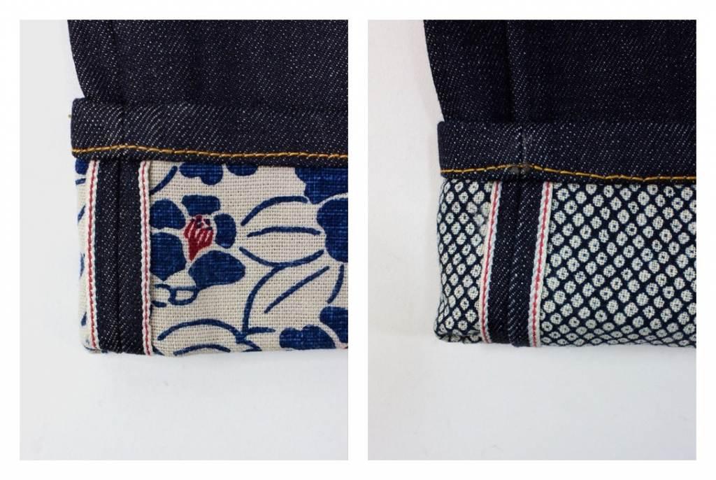Kiriko Made jeans fabric on turn ups