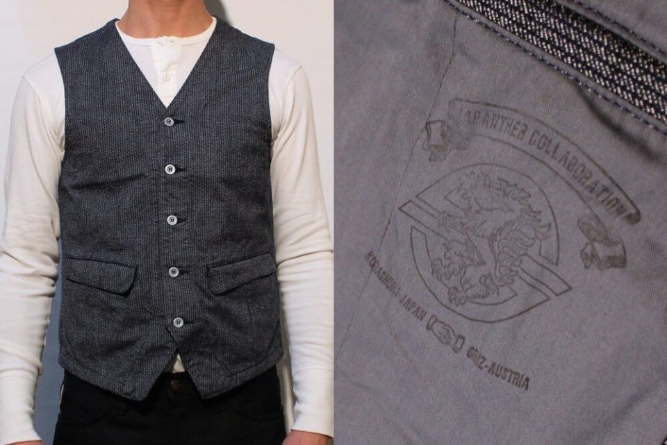 Big John x SUN/SET/STAR Japanther collab waistcoat