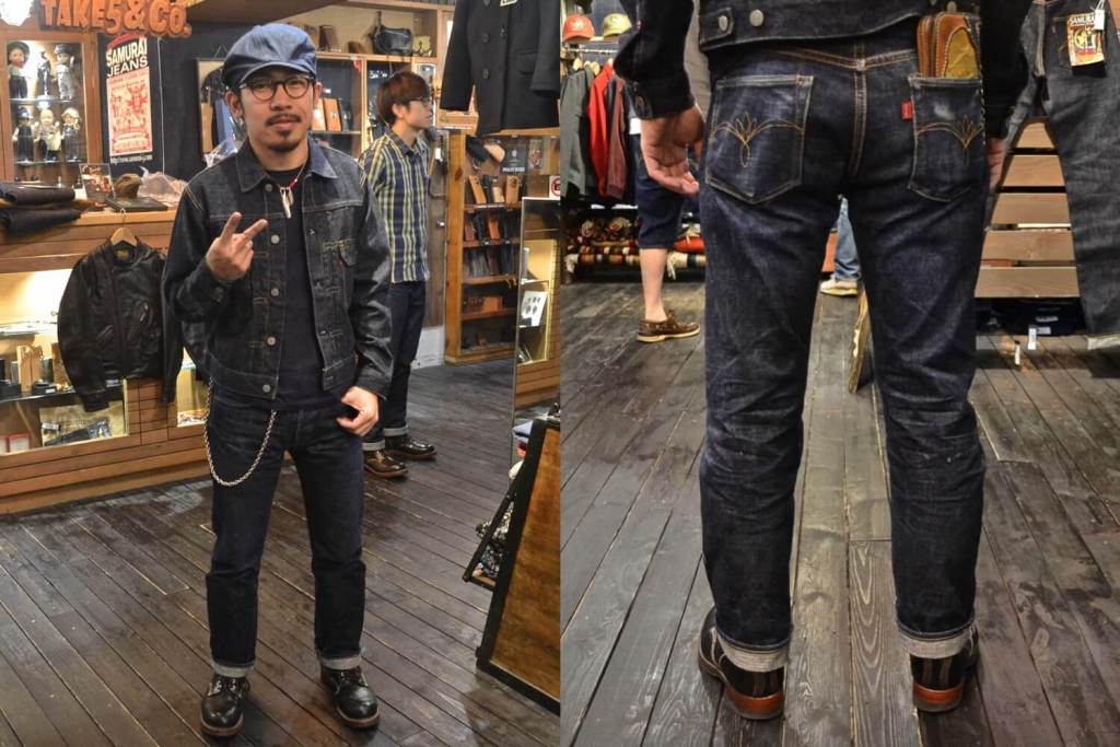 Hong Kong raw denim shop Take5 employee