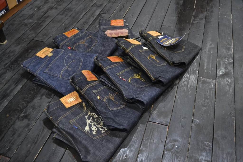 Hong Kong raw denim shop Take5 collaroations jeans