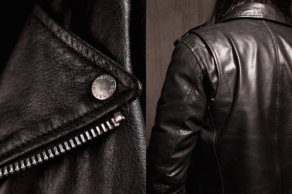 Nezumi Studios Johnny leather jacket Perfecto style cool details