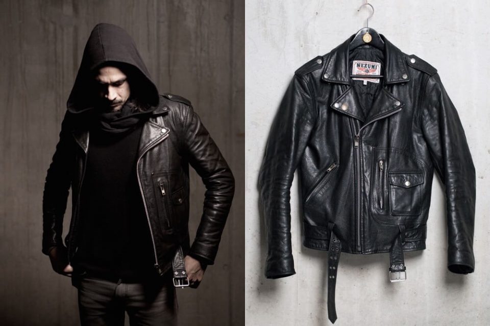 Nezumi Studios Johnny leather jacket Perfecto style