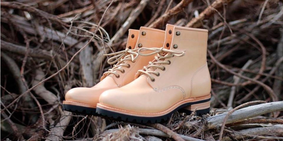 Butts and Shoulders boots vegetable-tanned leather