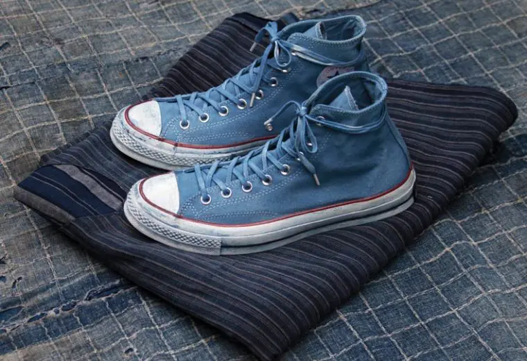 Hand Dyed Indigo Perfection with the Indigo Converse Chuck Taylor