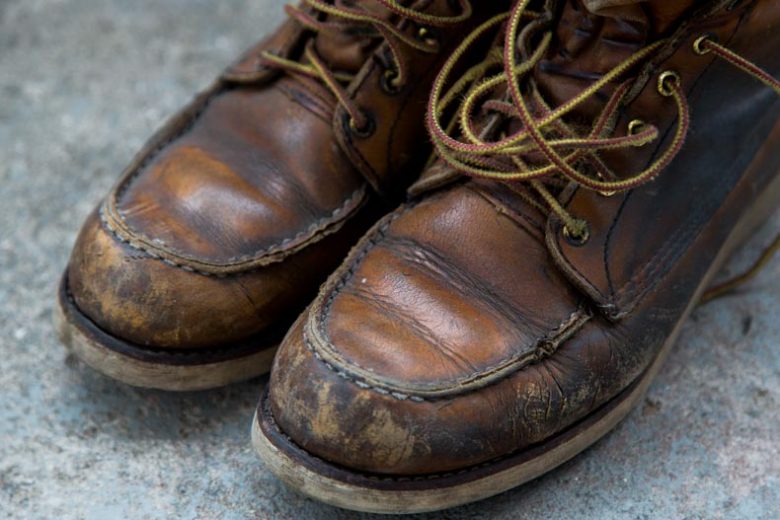 cleaning red wing boots