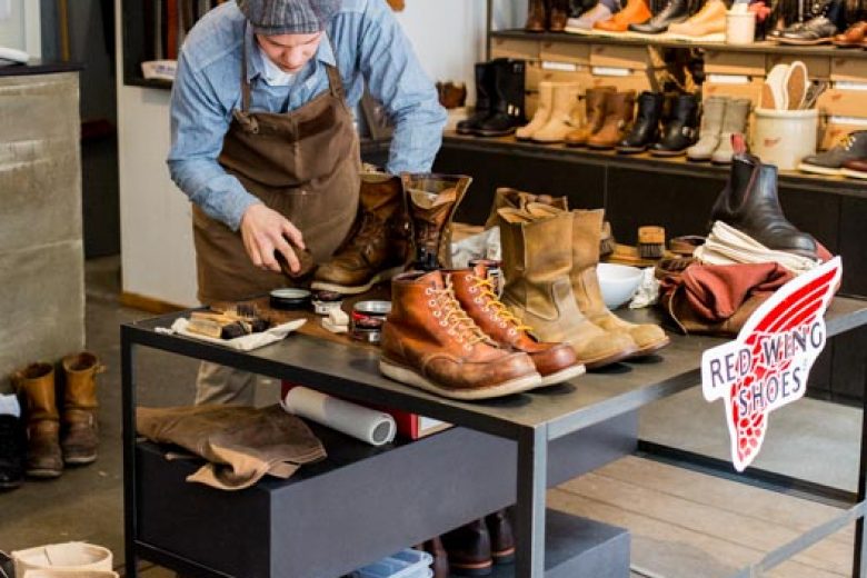 Scrubbing Up Well: Red Wing Shoe Store Cleaning Event.