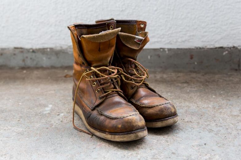 cleaning red wing boots