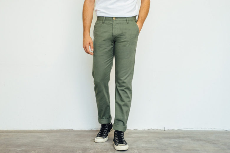 CH-55x _ Olive Selvedge Chino – 3sixteen_files-Ropedye-1