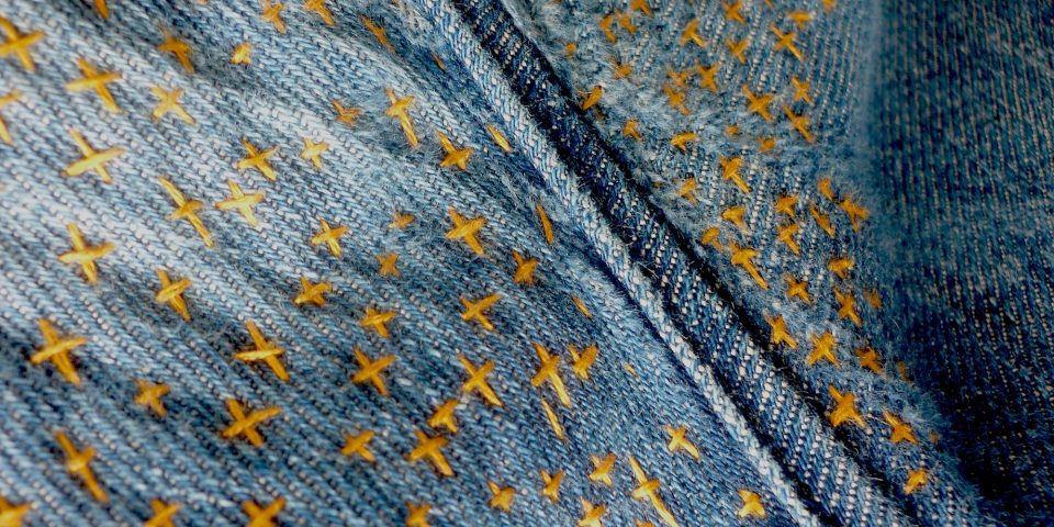 darning jeans