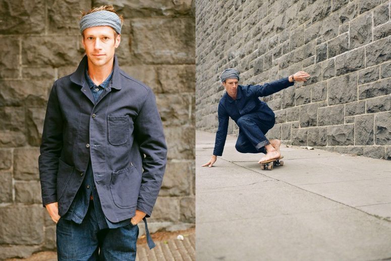 Evan Kinori denim skateboarding