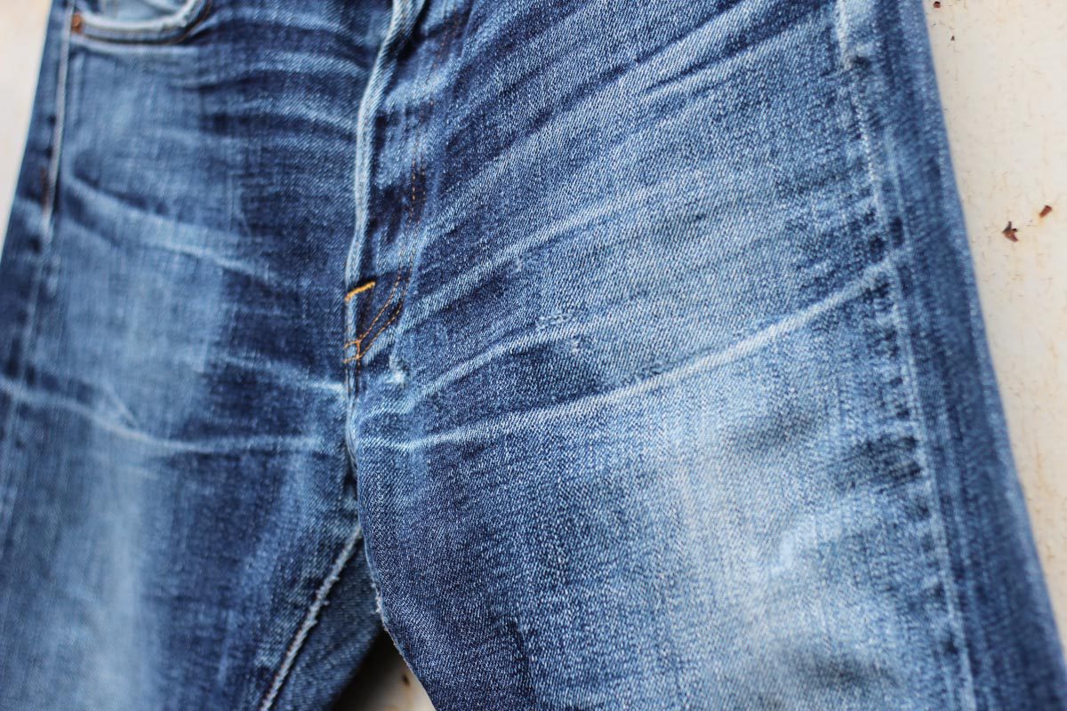 Raw denim fade event at brund Indigofera Natural Indigo Clint jeans (6 of 16)