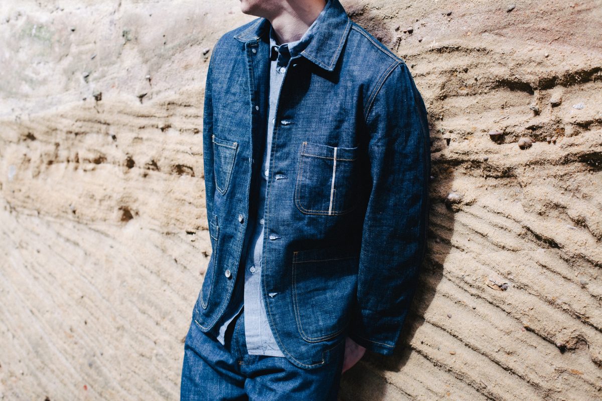 Universal Works Workshop Denim collection baker’s jacket