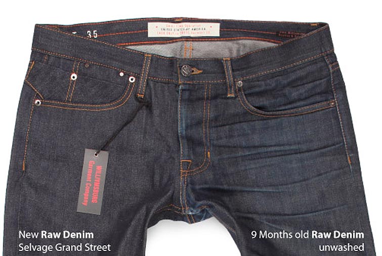 Williamsburg Garment Clothing Selvage Grand Street jeans, new and 9 months of wear