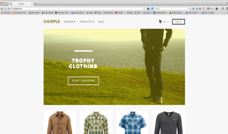 east clothing website
