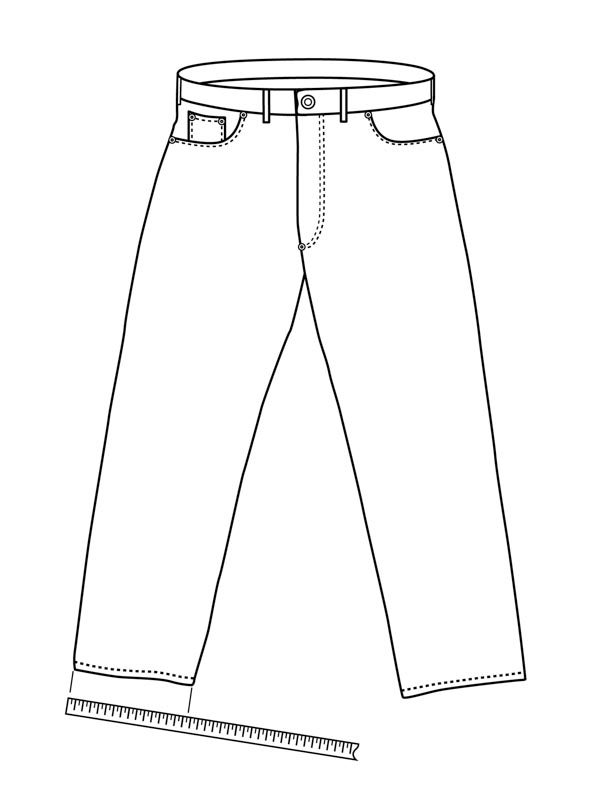 howtomeasureyourjeanslegopeningDenimhunters Rope Dye Crafted Goods